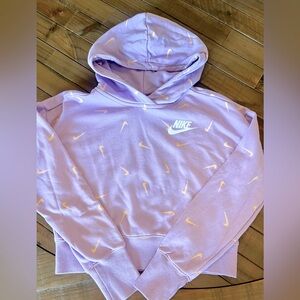 Girls Nike Cropped Hoodie size large